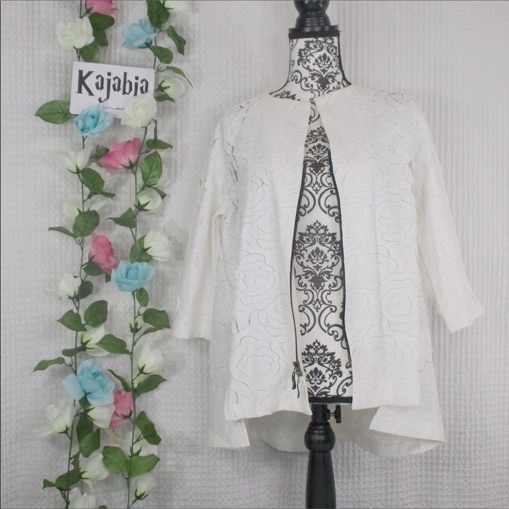 IC By Connie K Flower Blazer Size Small